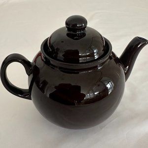 English Brown Glazed Tea Pot